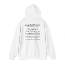 Load image into Gallery viewer, Activist Hooded Sweatshirt - Jury Nullification Awareness