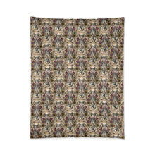 Load image into Gallery viewer, Gothic Skeleton and Floral Comforter