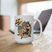 Load image into Gallery viewer, Vintage Style 15oz Mug - 'Is He Dead Yet?' Retro Design