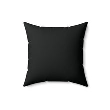 Load image into Gallery viewer, Botanical Square Pillow - Bone and Botanical Design (black and cream)