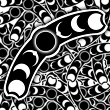 Load image into Gallery viewer, Witchy Eclipse Strip Sticker