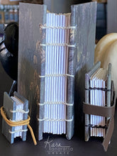 Load image into Gallery viewer, Doomed Florals Hand-sewn Sketch Book Journal Set