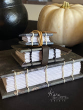 Load image into Gallery viewer, Doomed Florals Hand-sewn Sketch Book Journal Set