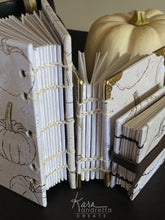 Load image into Gallery viewer, Gilded Gourds Hand-sewn Sketch Book Journal Set