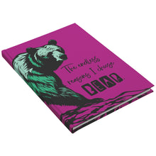 Load image into Gallery viewer, THE ENDLESS REASONS I CHOOSE BEAR HARDCOVER JOURNAL TEARAWAY PNK