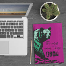 Load image into Gallery viewer, THE ENDLESS REASONS I CHOOSE BEAR HARDCOVER JOURNAL TEARAWAY PNK