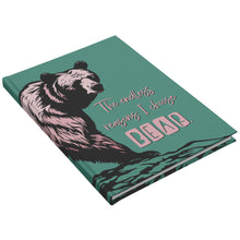 Load image into Gallery viewer, The endless reasons I choose BEAR Hardcover Journal Tearaway TEAL