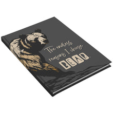 Load image into Gallery viewer, The endless reasons I choose BEAR Journal Hardcover Notebook Tearaway GREIGE
