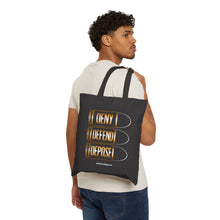 Load image into Gallery viewer, Deny Defend Depose Black Canvas Tote Bag
