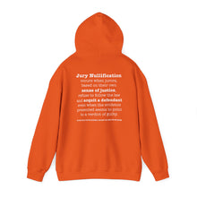 Load image into Gallery viewer, Activist Hooded Sweatshirt - Jury Nullification Awareness
