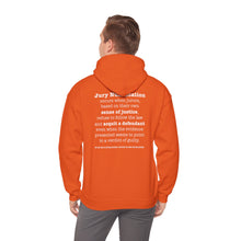 Load image into Gallery viewer, Activist Hooded Sweatshirt - Jury Nullification Awareness
