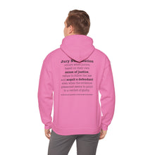 Load image into Gallery viewer, Activist Hooded Sweatshirt - Jury Nullification Awareness
