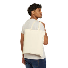 Load image into Gallery viewer, Canvas Tote Bag - Deny Defend Depose Natural  (solid text)
