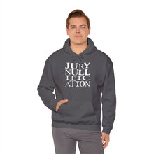 Load image into Gallery viewer, Activist Hooded Sweatshirt - Jury Nullification Awareness
