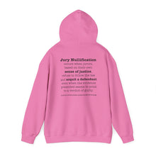 Load image into Gallery viewer, Activist Hooded Sweatshirt - Jury Nullification Awareness
