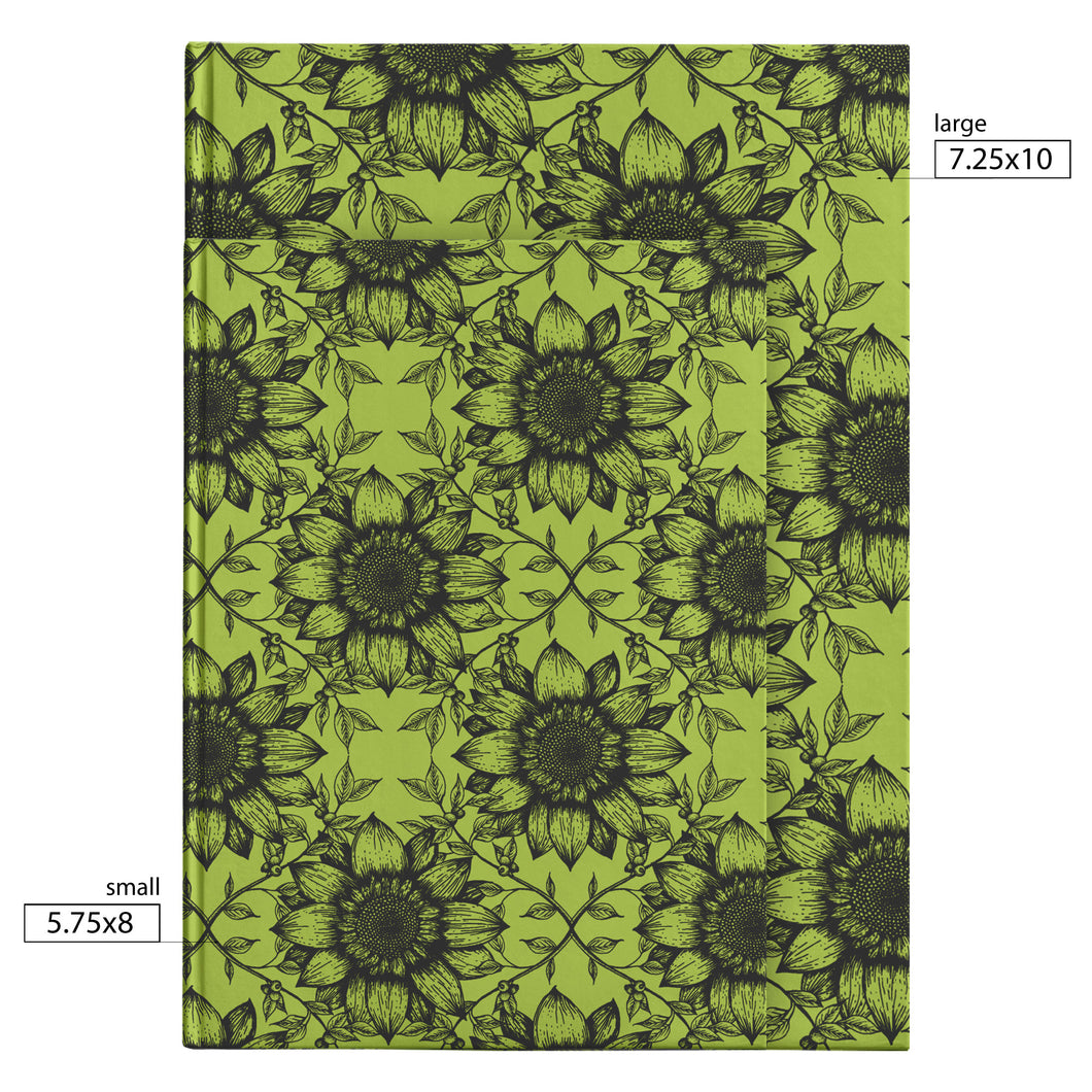 Daisy Damask JOURNAL - FIDDLE HEAD