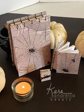 Load image into Gallery viewer, Creepy and Crawly Hand-sewn Sketch Book Journal Set
