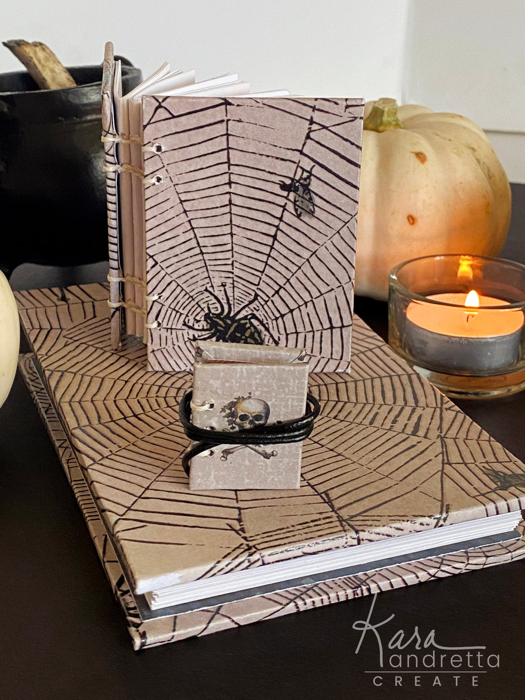 Creepy and Crawly Hand-sewn Sketch Book Journal Set