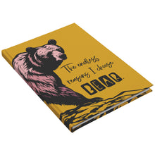 Load image into Gallery viewer, THE ENDLESS REASONS I CHOOSE BEAR HARDCOVER JOURNAL TEARAWAY MARIGOLD
