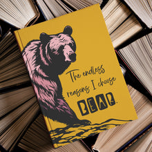 Load image into Gallery viewer, THE ENDLESS REASONS I CHOOSE BEAR HARDCOVER JOURNAL TEARAWAY MARIGOLD
