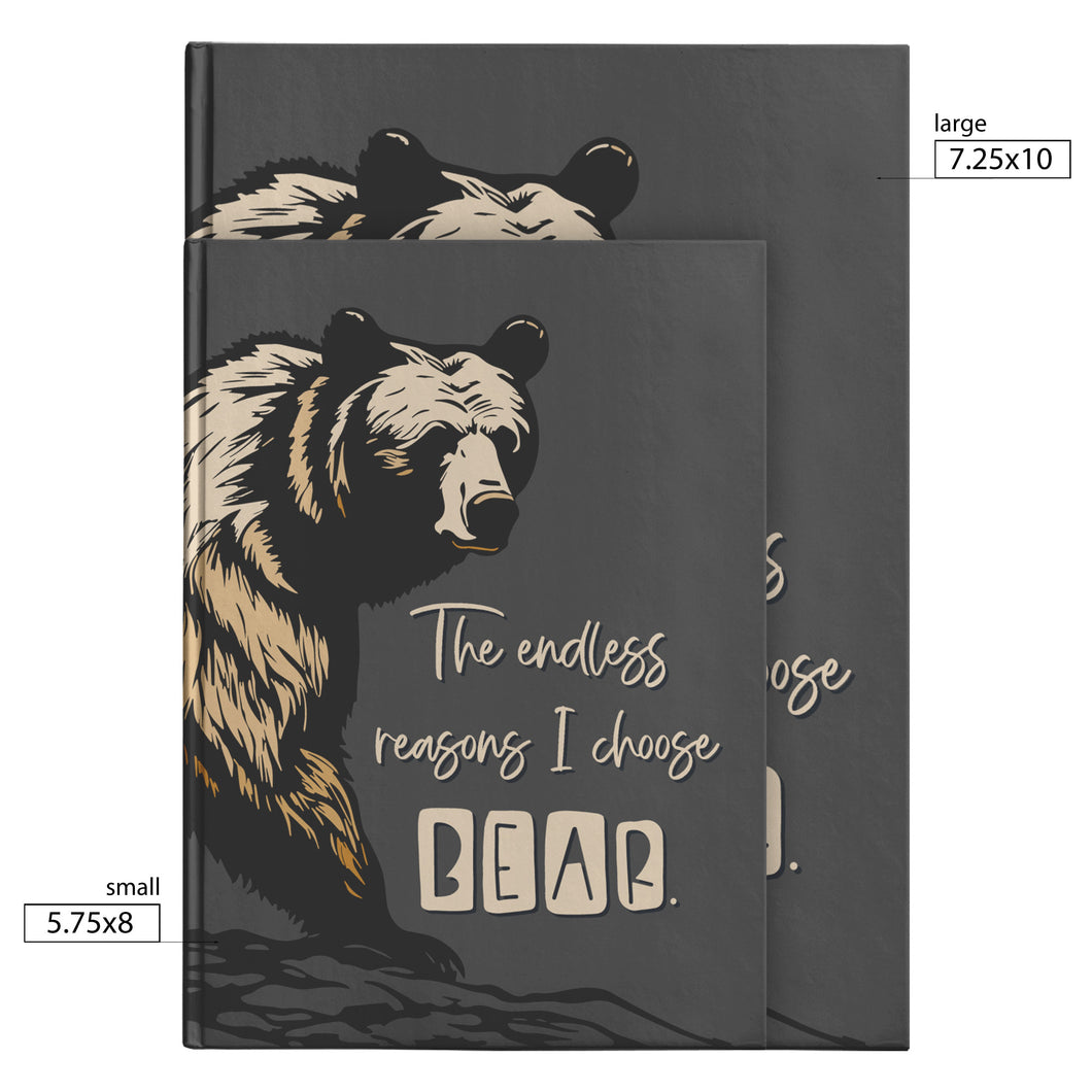 The endless reasons I choose BEAR Journal Hardcover Notebook Tearaway GREIGE